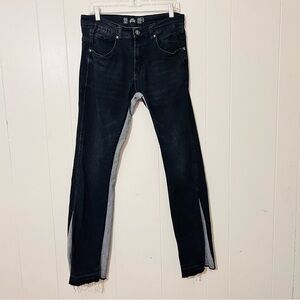 Rebel Vengeance Jeans Mens Black Size 30